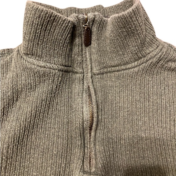 Van Heusen Studio Knit 1/4 Zip Pullover – Green – Size M - Picture 5 of 10